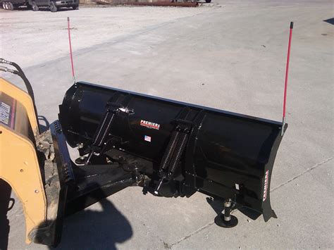 skid steer snow plow adapter|loader mounted snow plow.